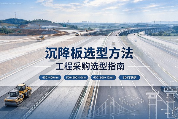 上街沉降板选择方法
