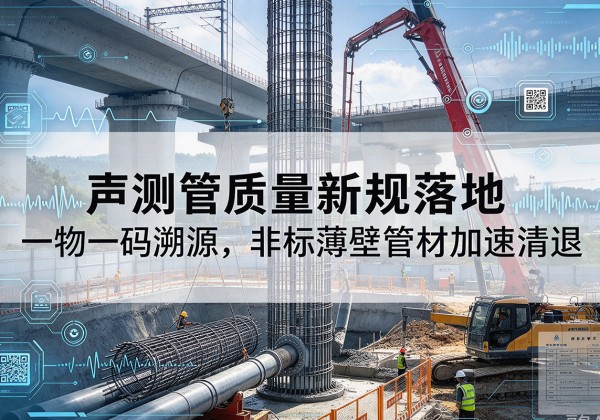 上街声测管质量新规落地，一物一码溯源，非标薄壁管材加速清退